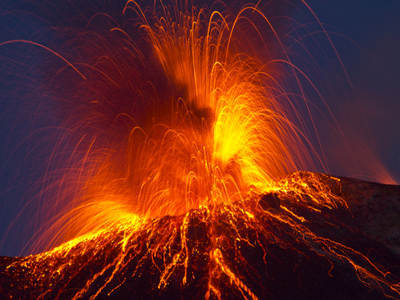 Arqueas são capazes de viver em ambientes extremos, como vulcões