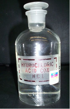 O ácido clorídrico é um ácido forte