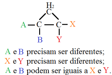 isomeria geometrica Isomeria-cis-tran-em-compostos-ciclicos