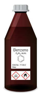 O benzeno era muito usado como solvente orgÃ¢nico