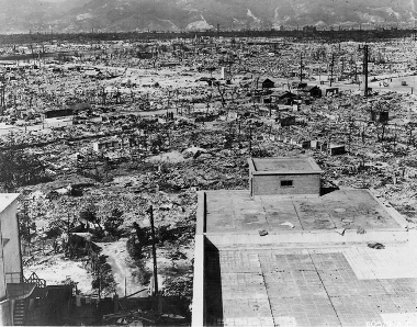 Efeitos da bomba atÃ´mica sobre a cidade de Hiroshima no JapÃ£o