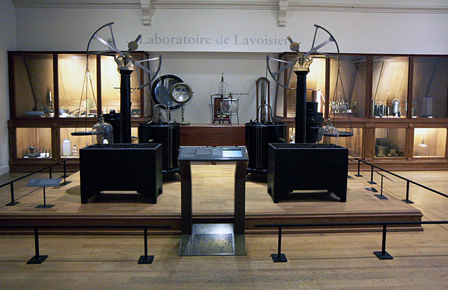LaboratÃ³rio de Lavoisier, MusÃ©e des Arts et MÃ©tiers, em Paris[2]